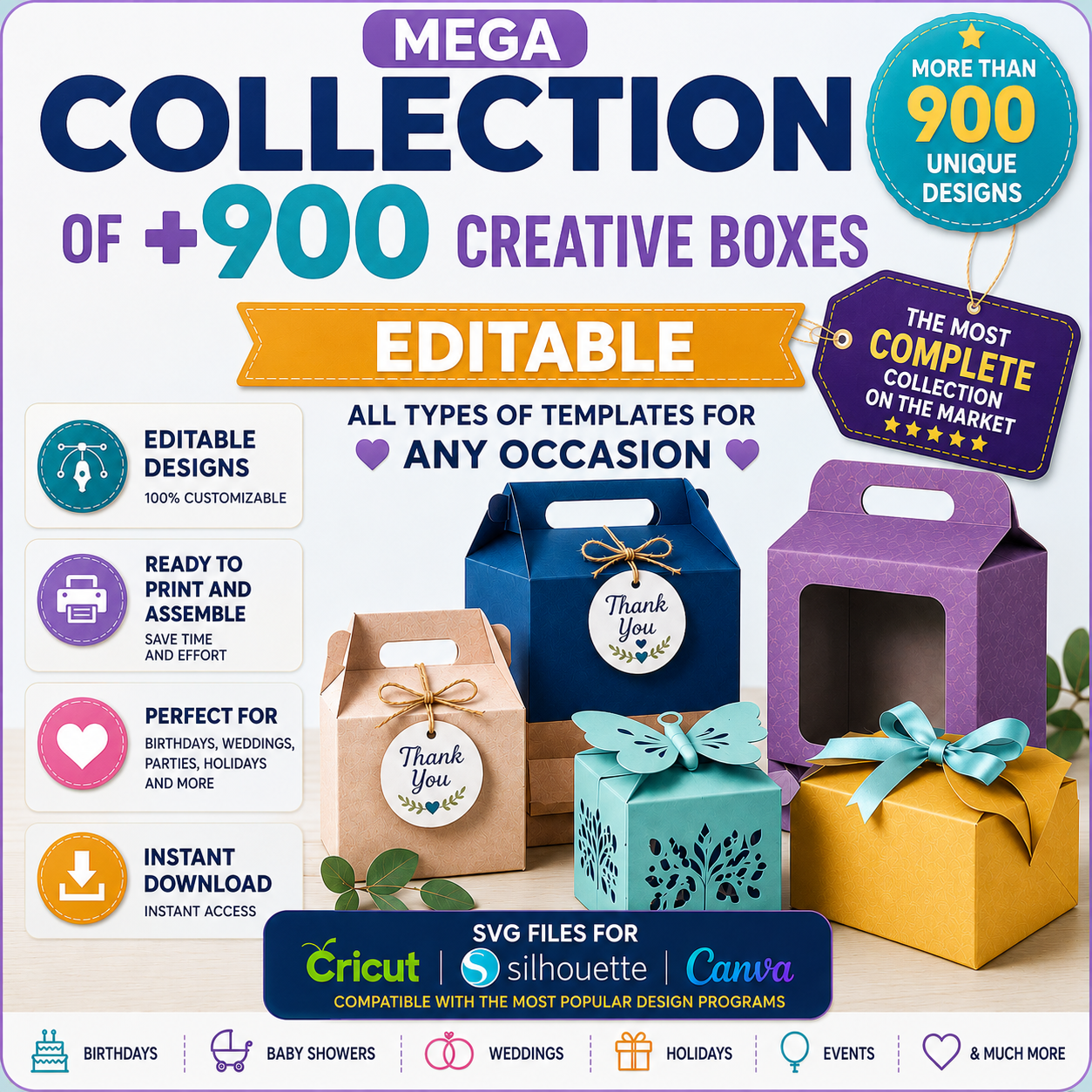 Megapack de Cajas +900 |  Bonus