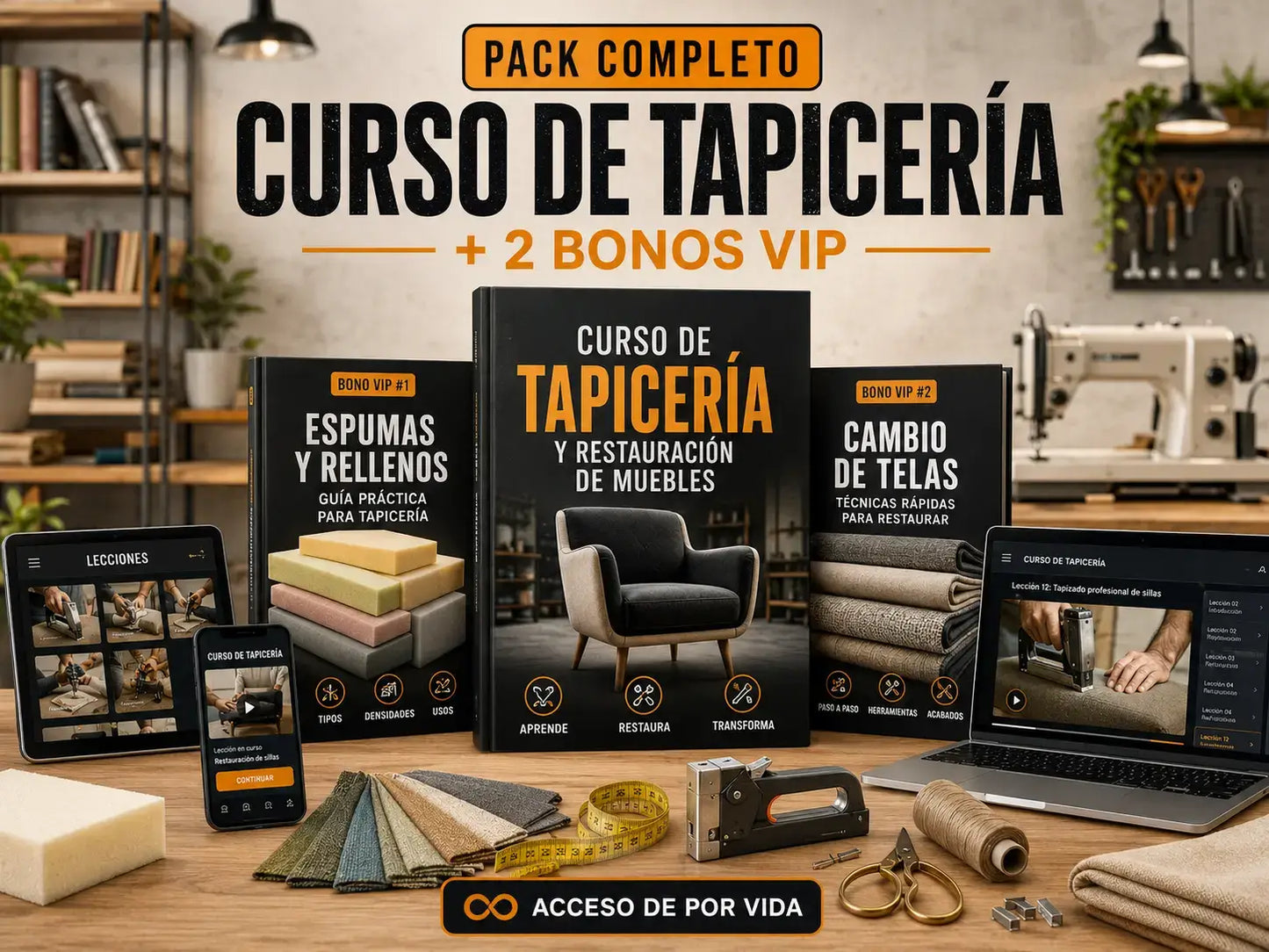 Tapiceria & Restauracion + 2 bonus